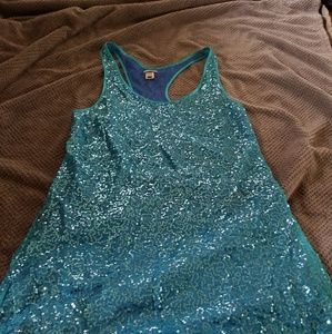 Victoria Secret sparkly racetrack top